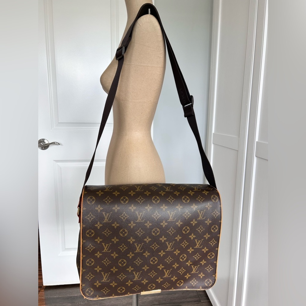 Authentic Louis Vuitton Abbesses Monogram Messenger Bag